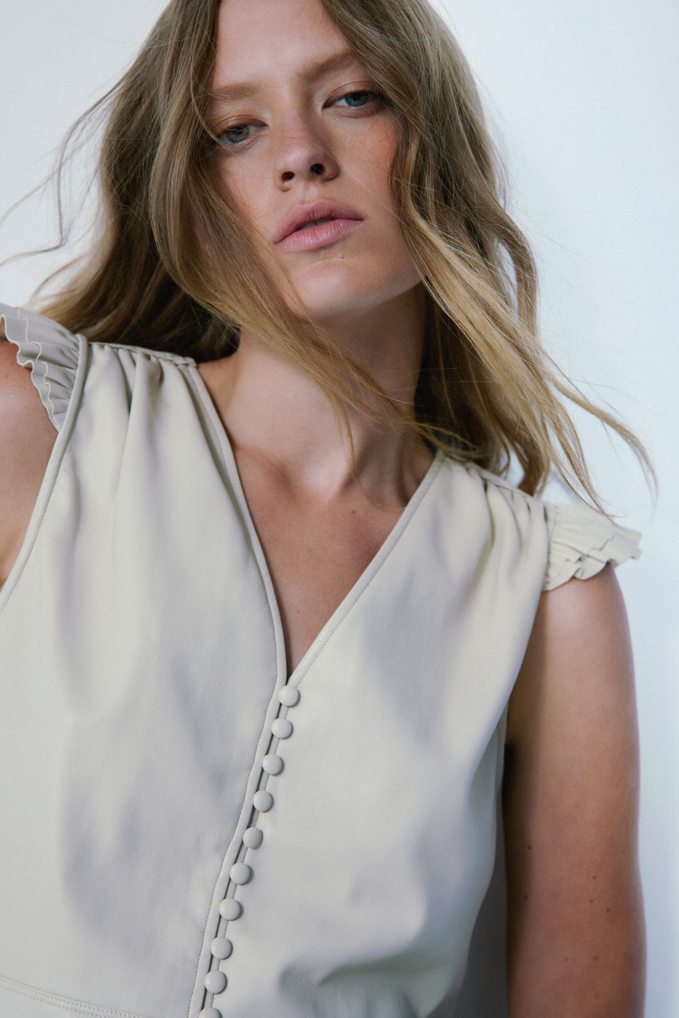 Dean Leather Top OLIVIA RAE