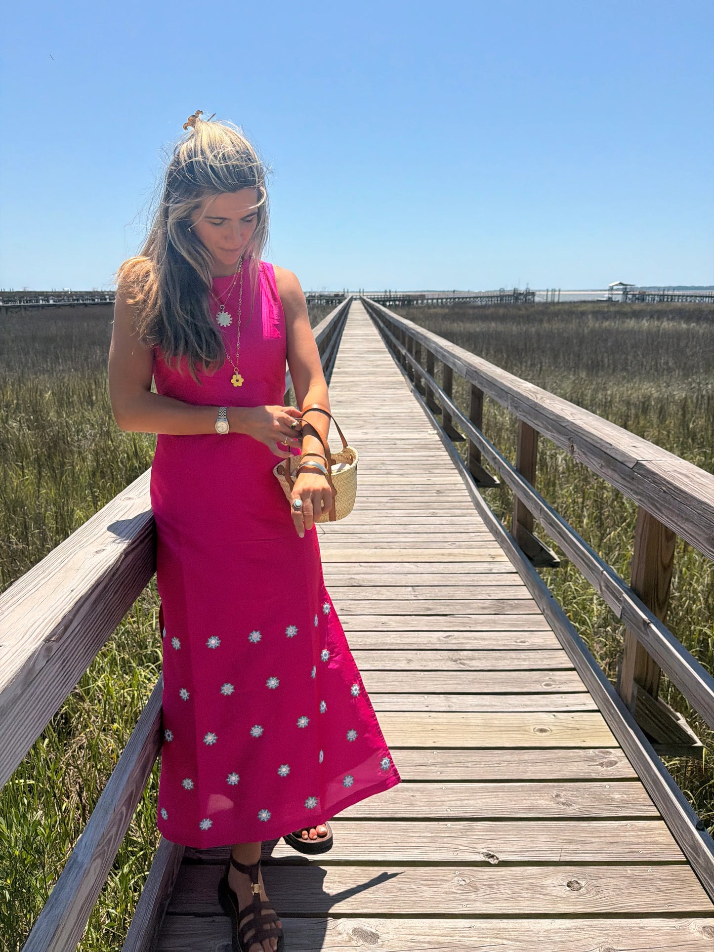 Isabella Silk Mirror Maxi