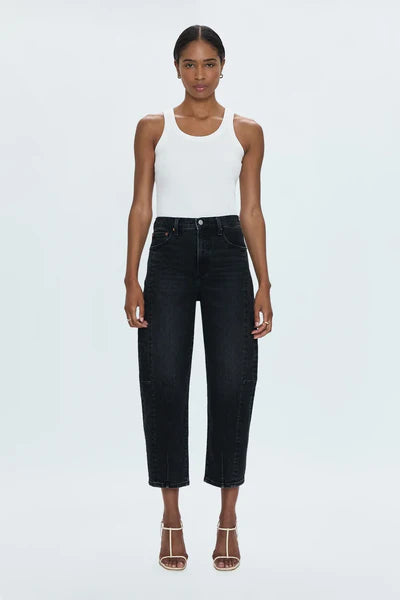 Eli High Rise Arched Leg - Dark Midnight