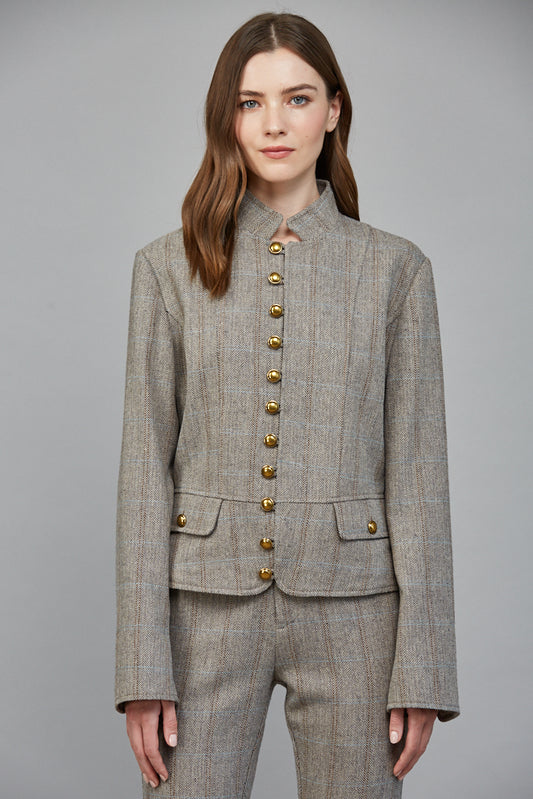 Herringbone Tailored Jacket