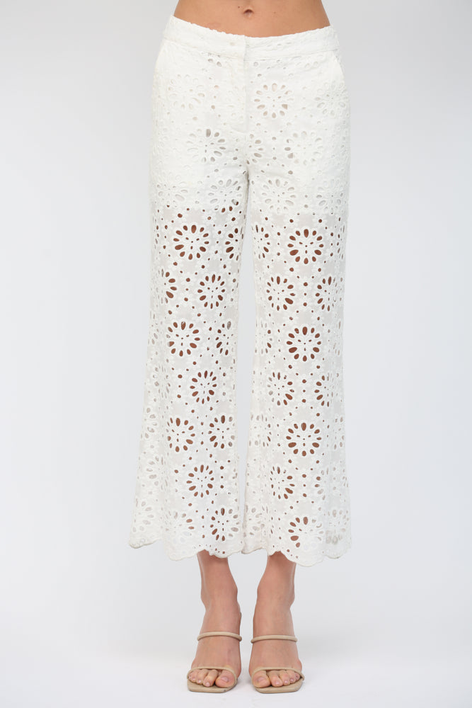 Floral Cropped Pants