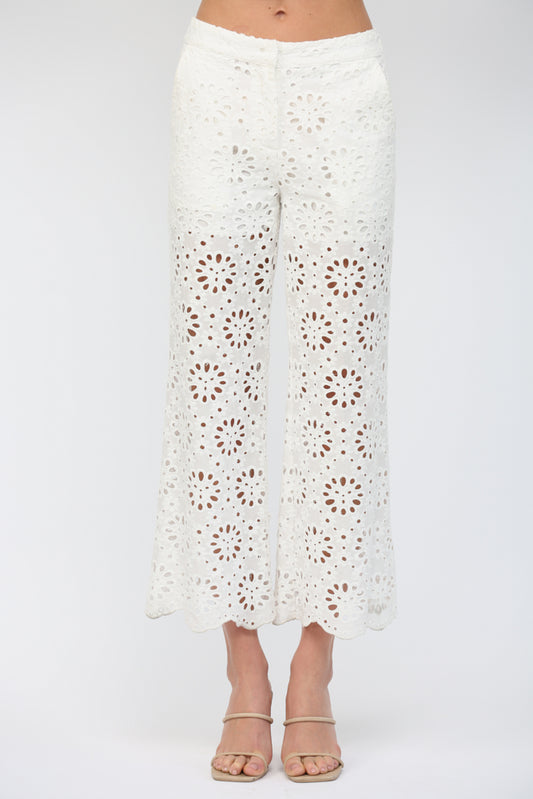 Floral Cropped Pants