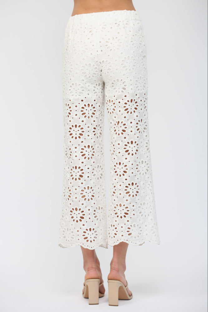 Floral Cropped Pants
