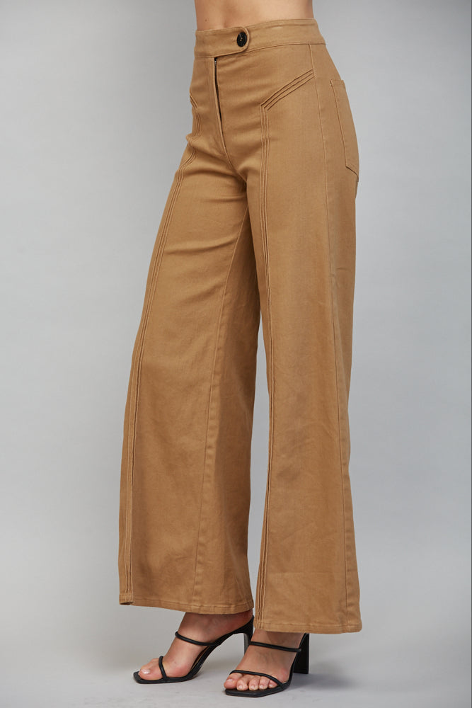 Detail Flare Pants