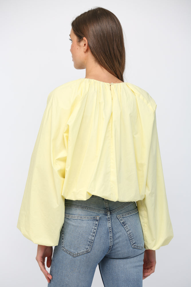 Gathered Bubble Blouse