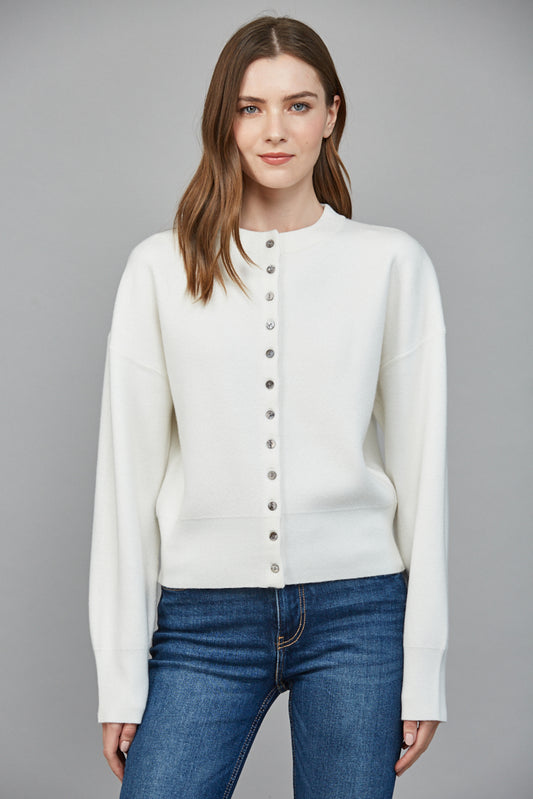 Round Neck Cardigan