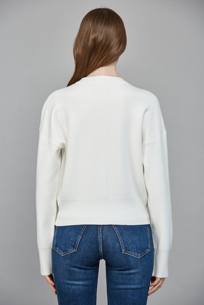 Round Neck Cardigan