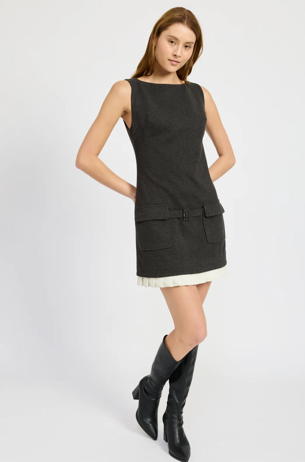 octavia mini dress Octavia Linen Mini Dress