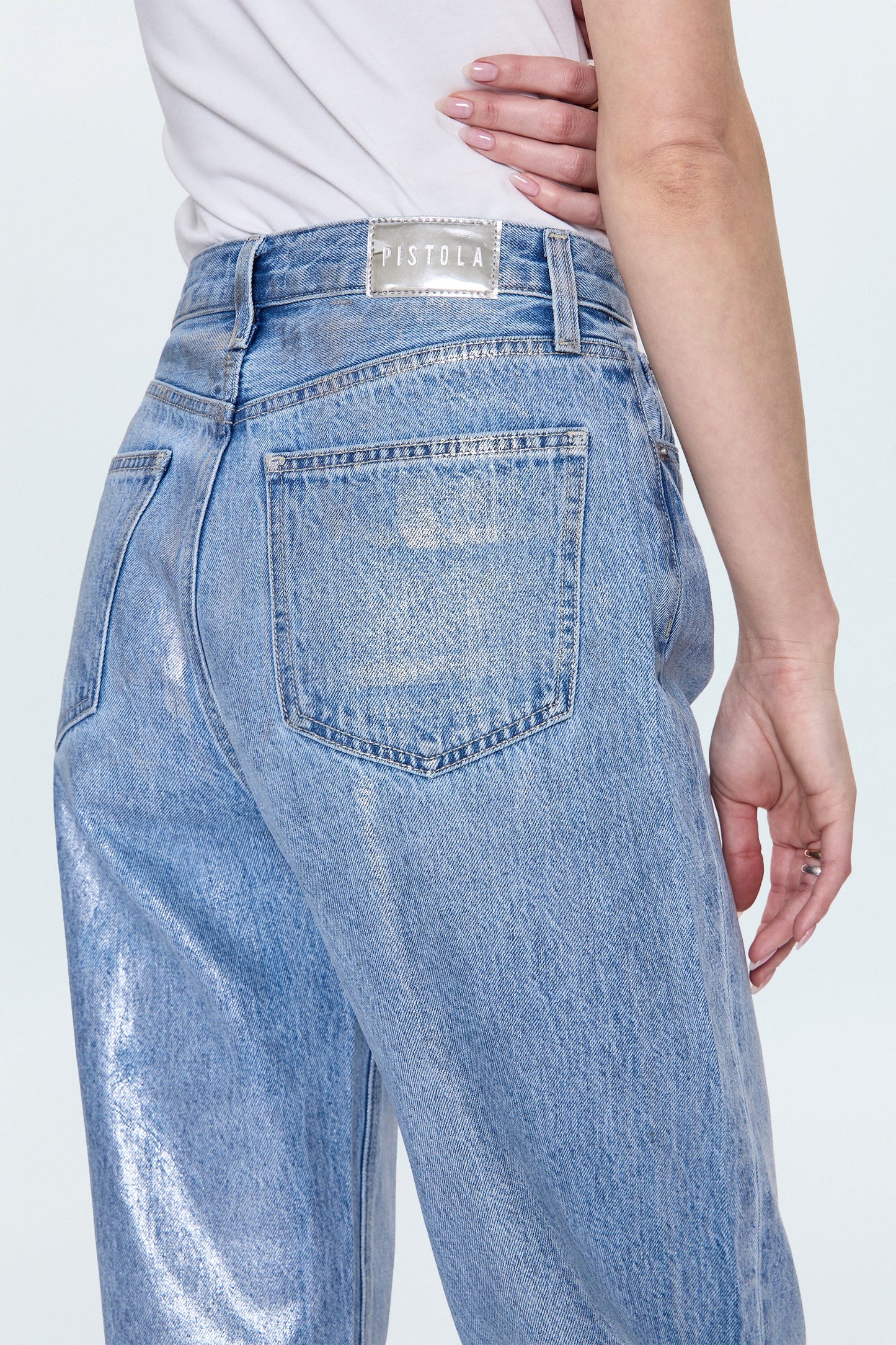 WES HIGH RISE BARREL JEAN - SPELLBOUND