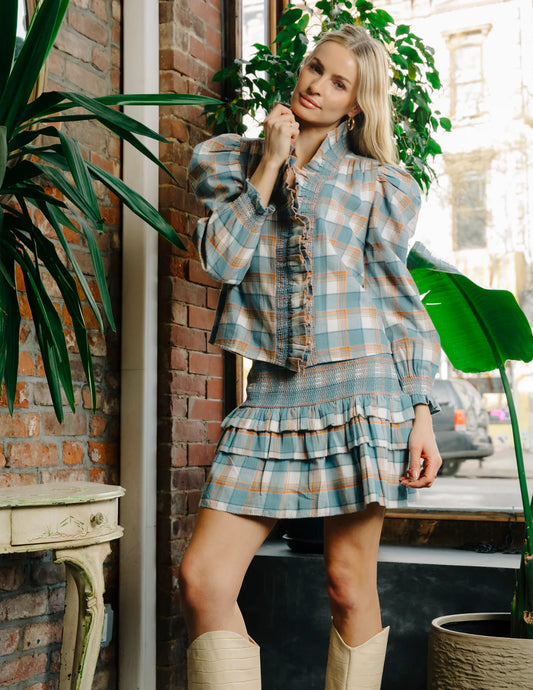 Zuri flannel top