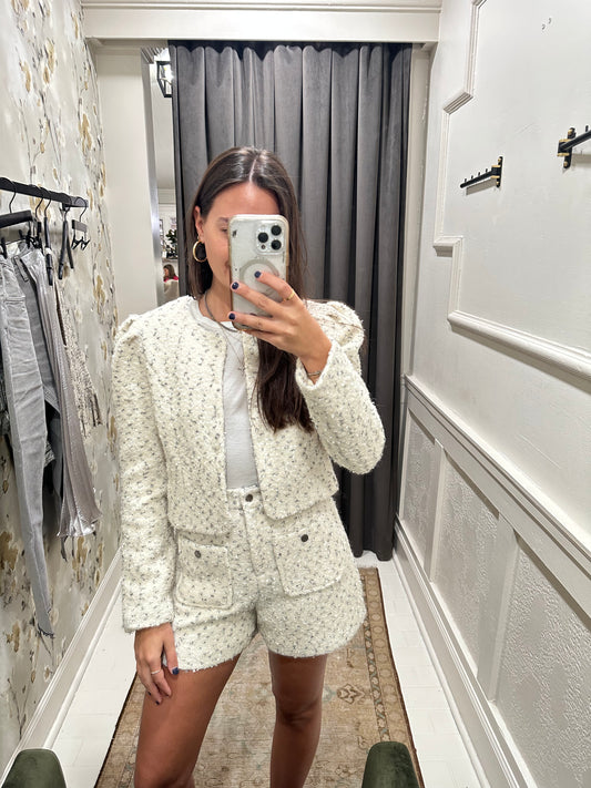 Boucle Cropped Jacket