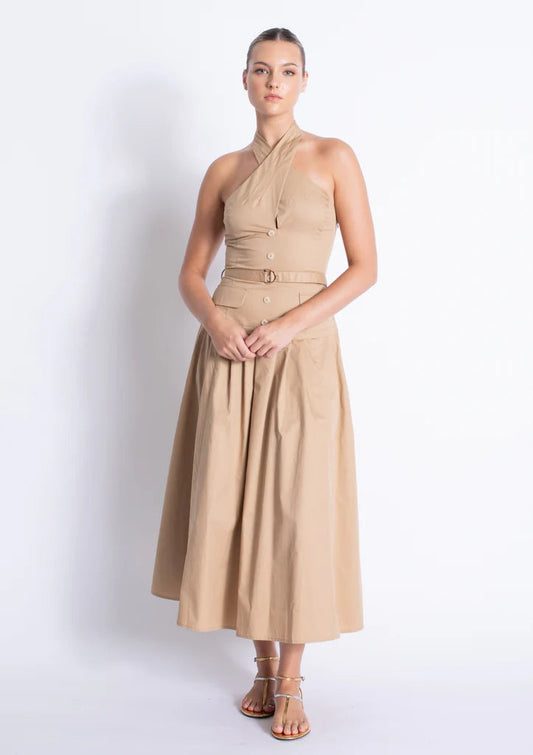 Karina Grimaldi Halter Dress