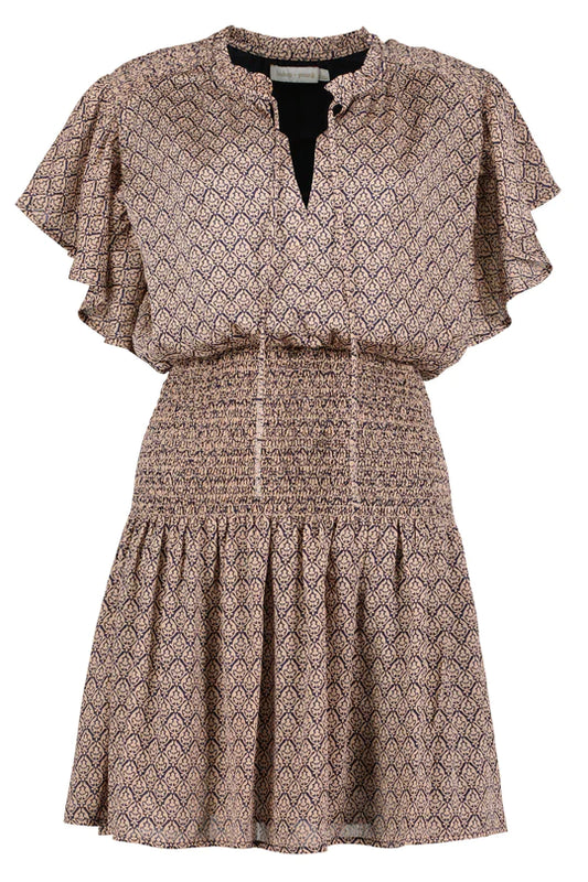 Lana Flutter Sleeve Dress