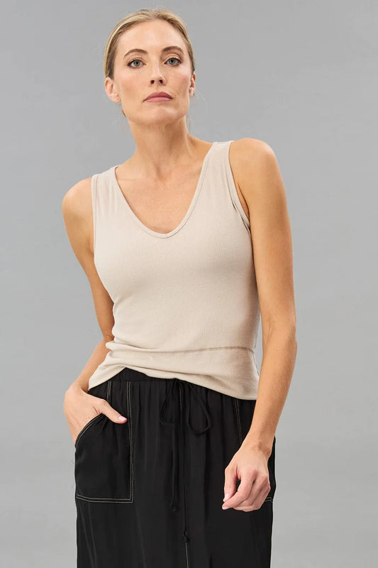 Wide Hem Rib Tank