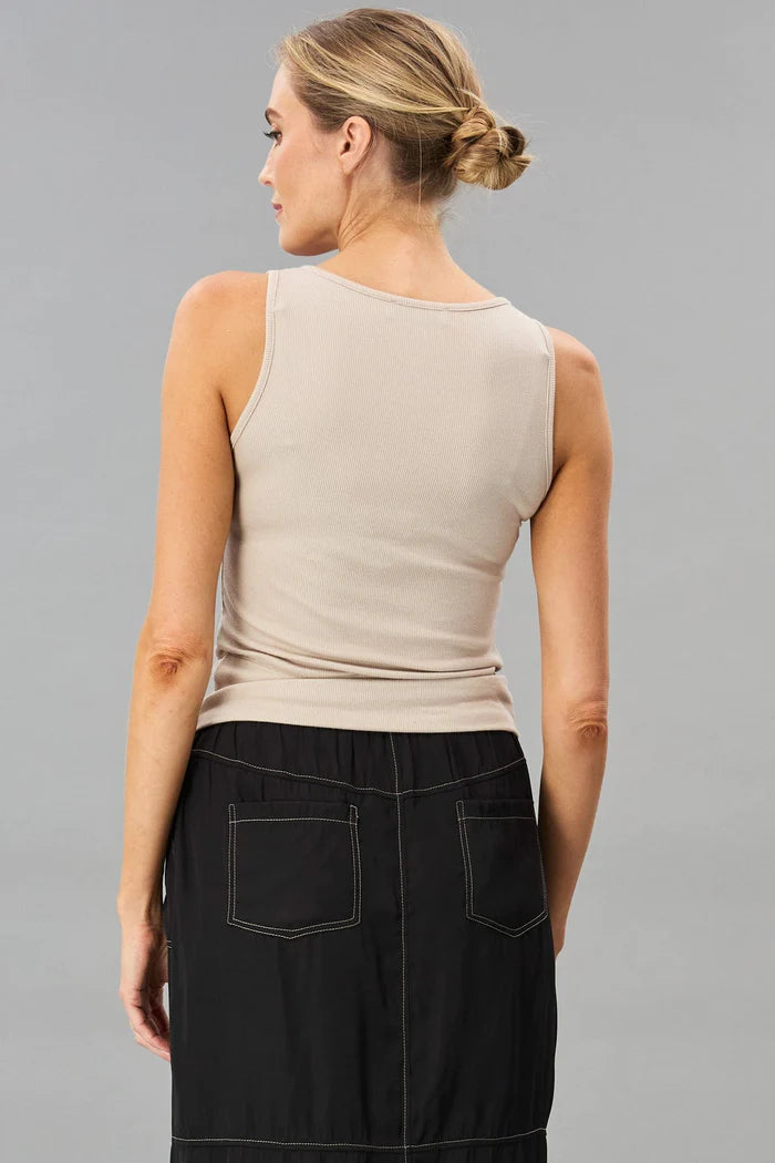 Wide Hem Rib Tank