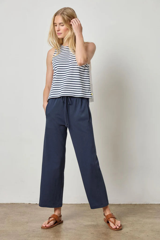 Seamed Wide Leg Pant