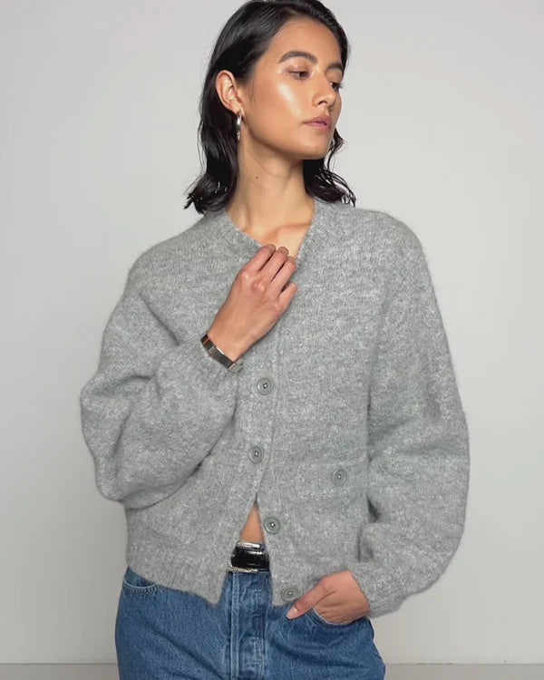 Tessa Cardigan Dove Grey