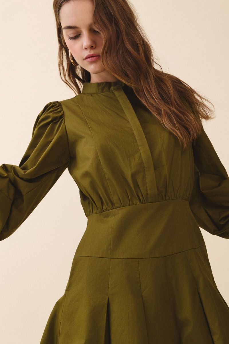 Olive bubble Dress