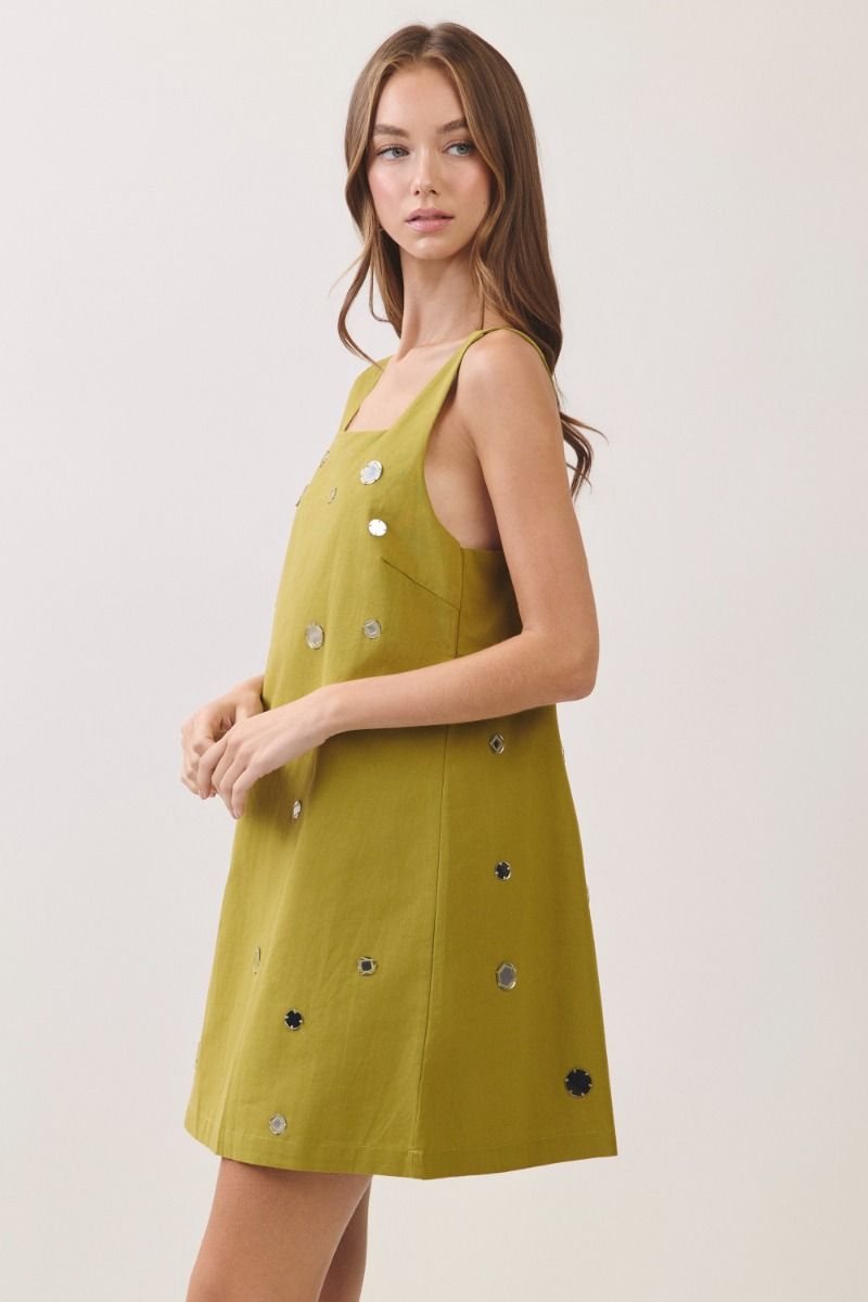 Alyssa mini dress olive