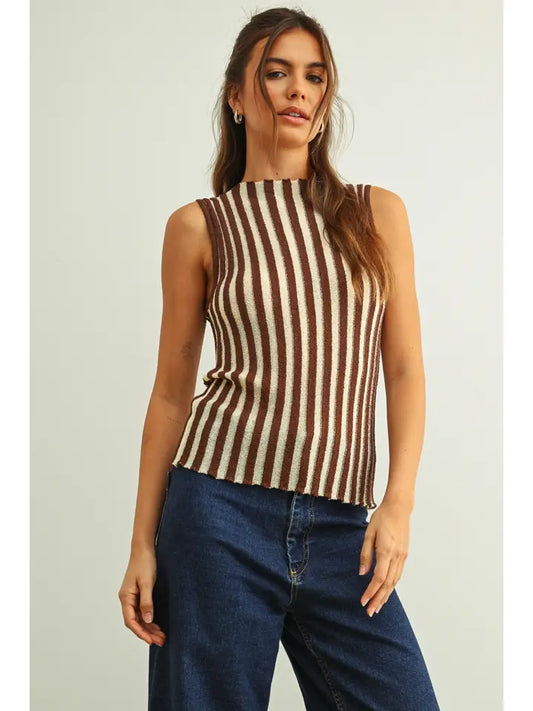 Knit Stripe Top