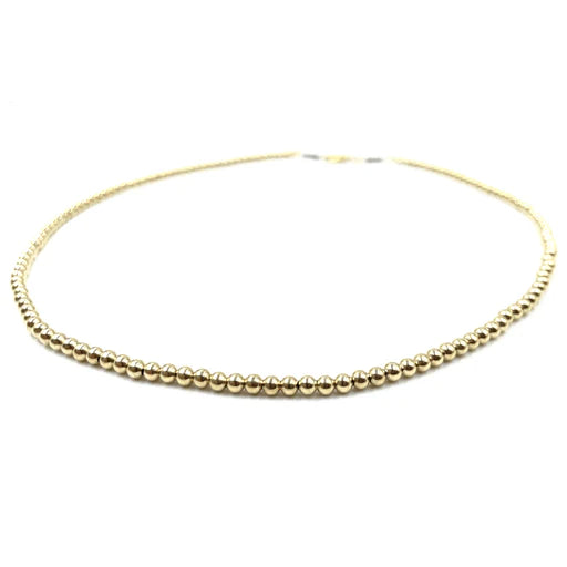 3mm 14k Gold Filled Waterproof Necklace - 16 inch