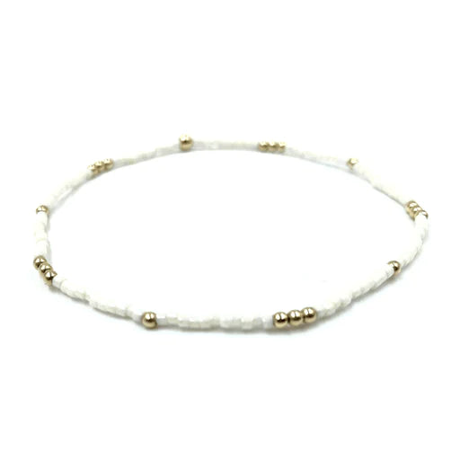 2mm Newport Cotton + Gold Filled Waterproof Bracelet - 7.0"