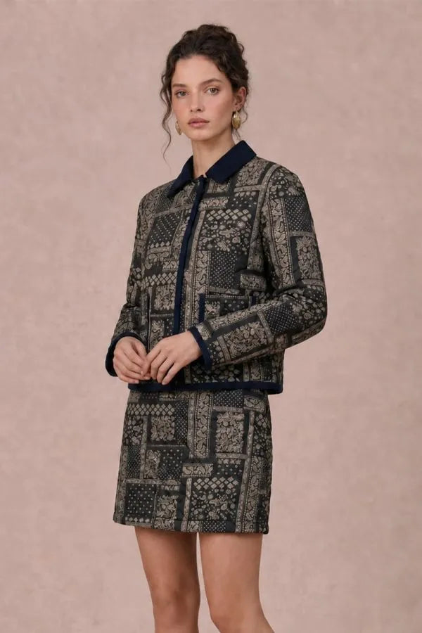 Quilted Mini Skirt