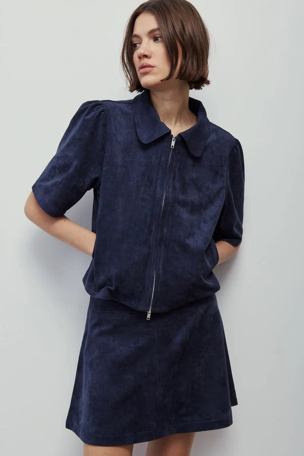 Elea Suede Top
