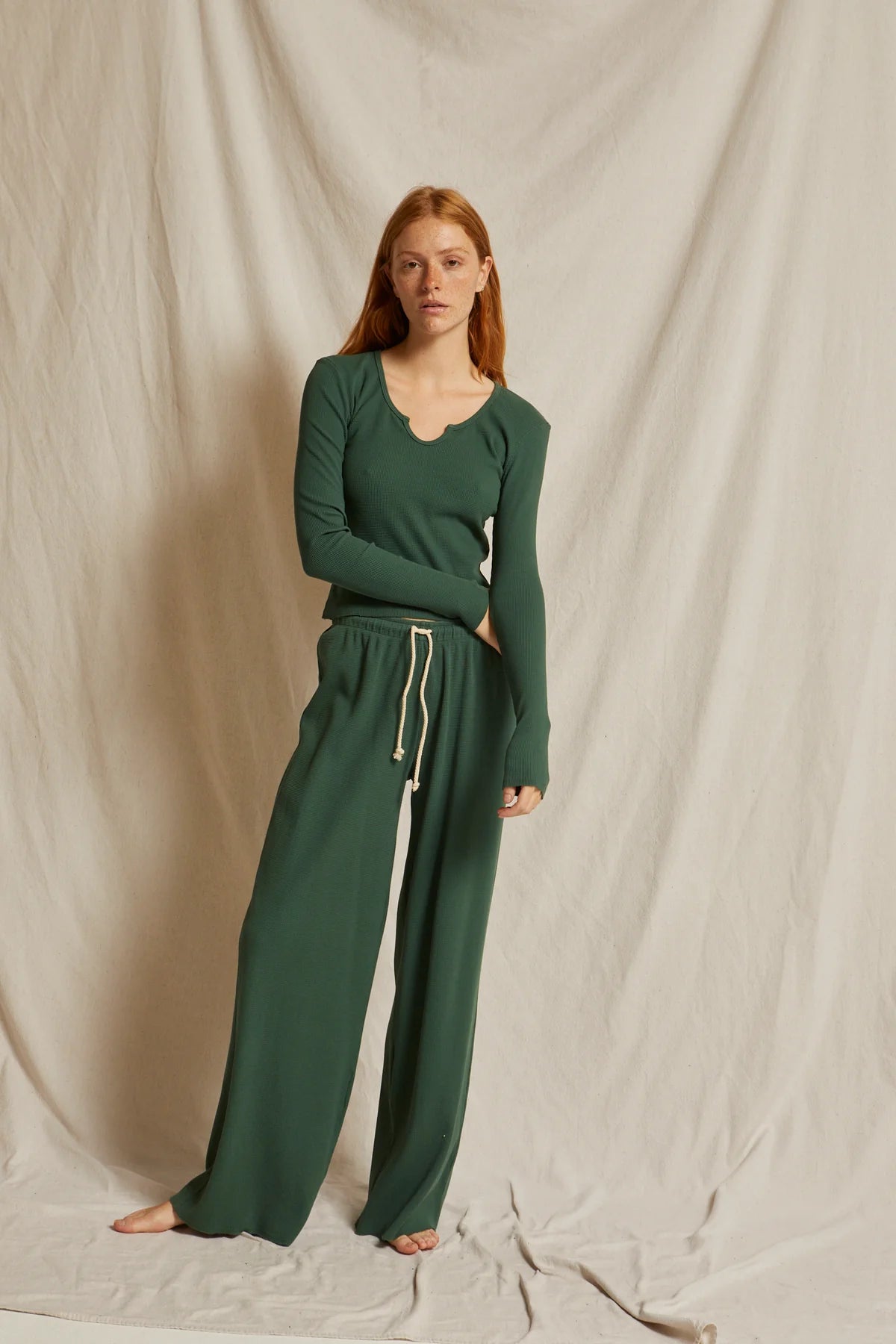 Thermal Wide Leg Pant