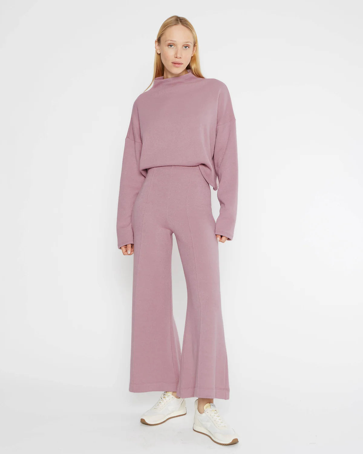 Sweater Knit Wide Leg Pant