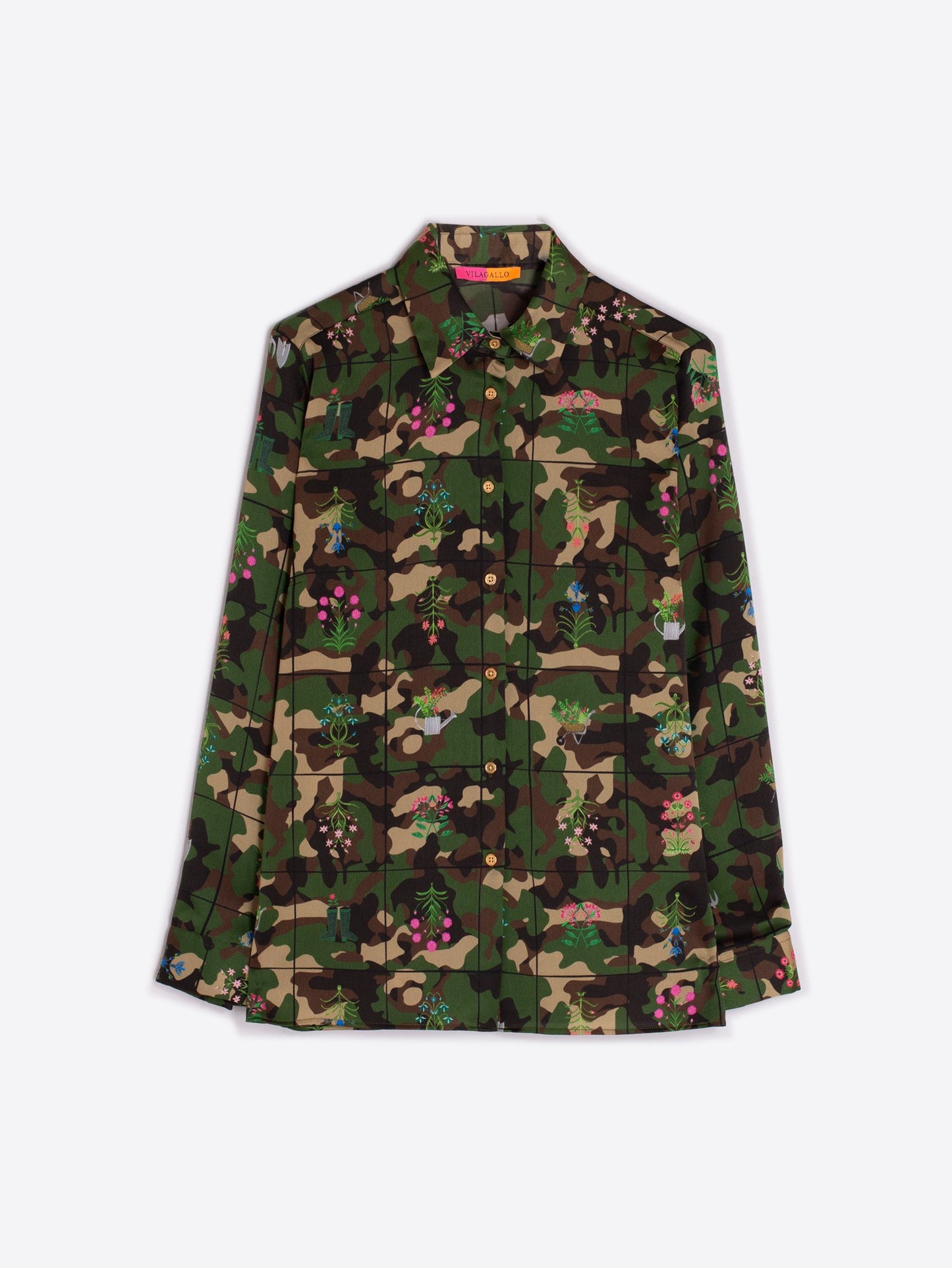 SHIRT CAMOUFLAGE FLOWER