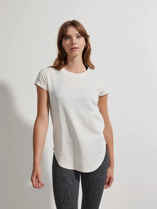 Jade Seamless Tee Snow White