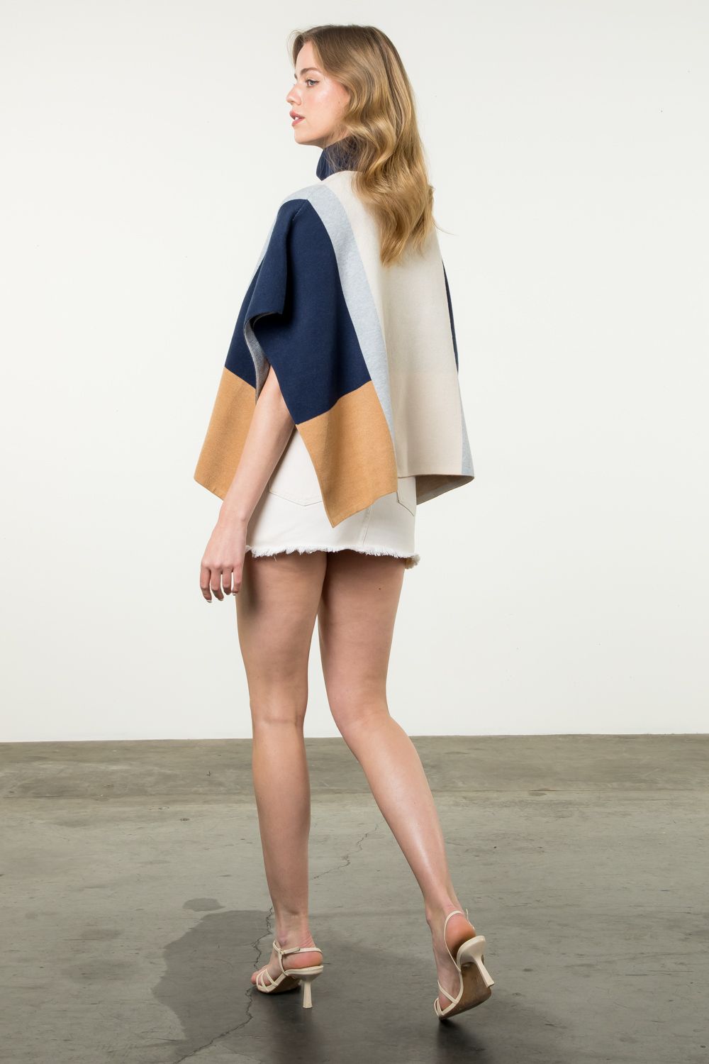 ColorBlock Poncho