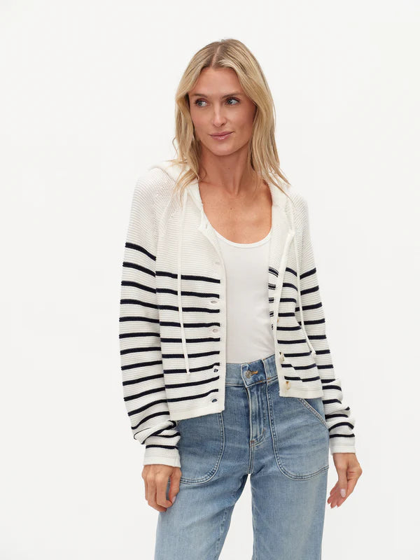 Anna Lora Hoodie Navy