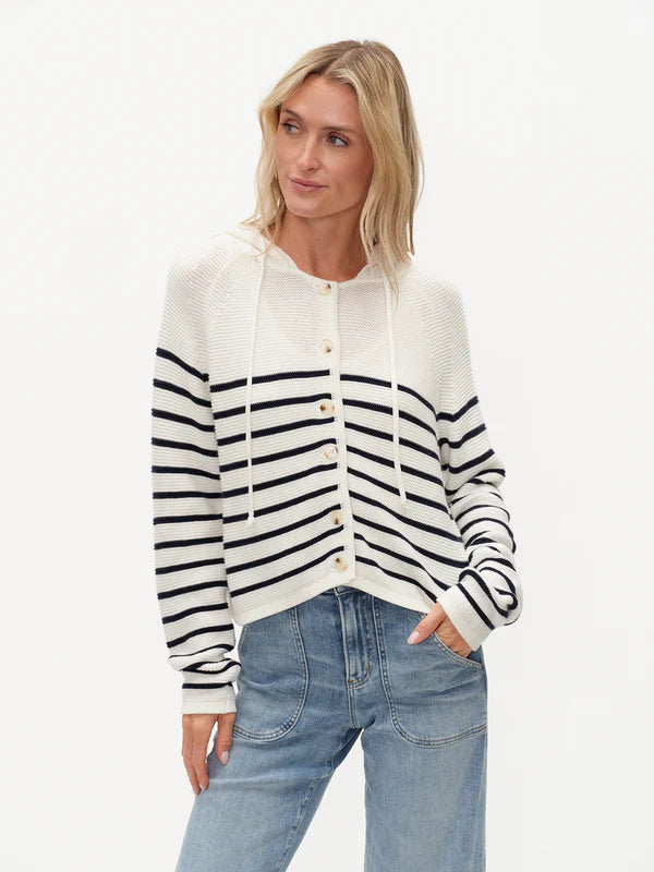Anna Lora Hoodie Navy