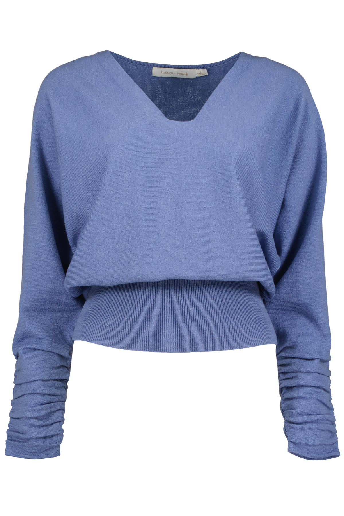 Ava Ruche Sleeve Sweater