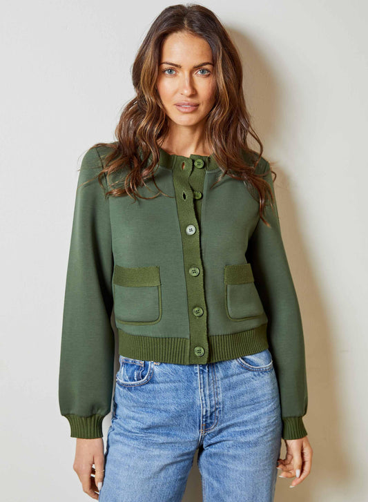 Scuba Green Cardigan