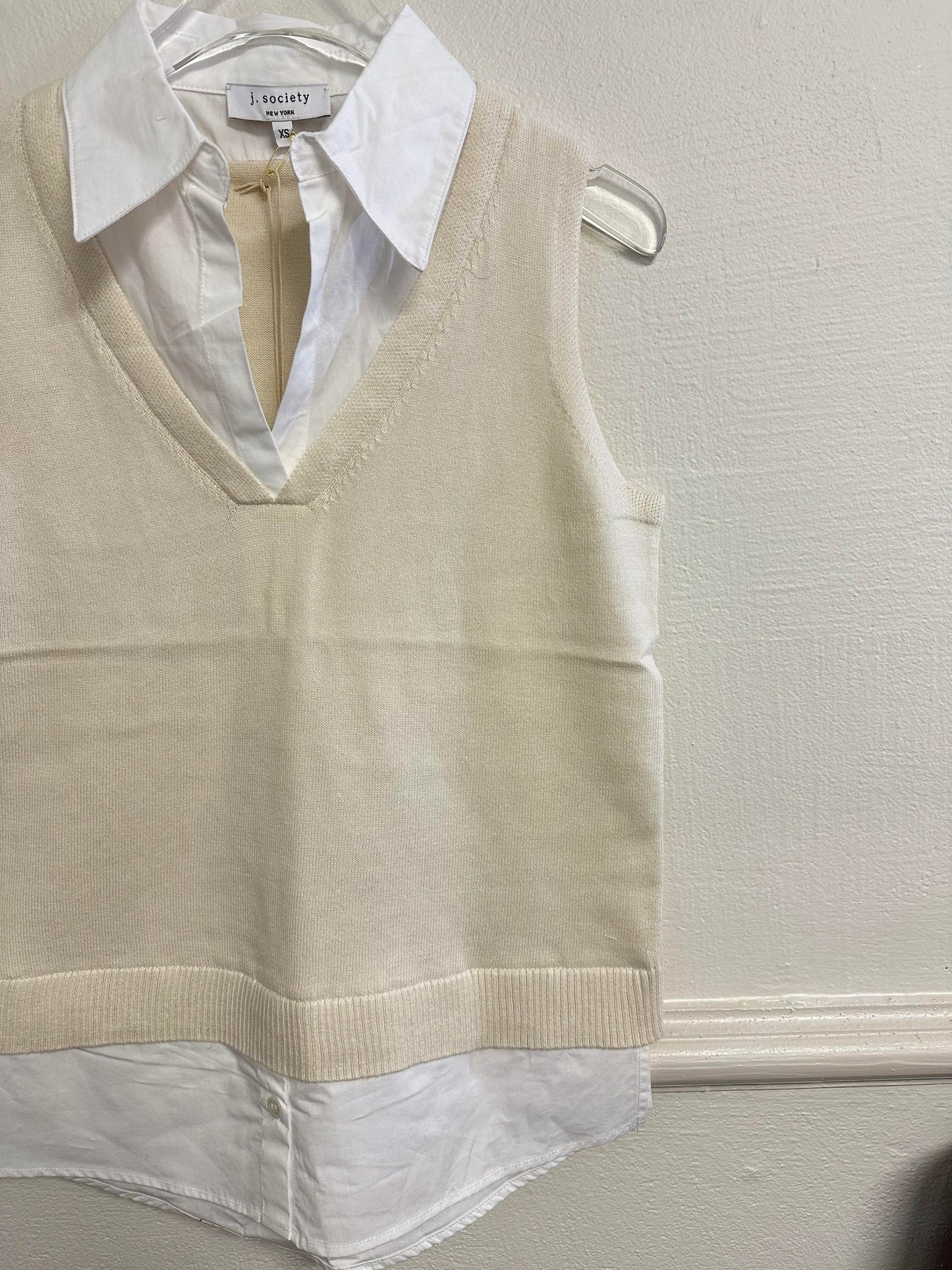 sleeveless Vest with shirting