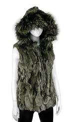 Army Green Rabbit Vest